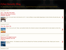 Tablet Screenshot of cyber-security-blog.com